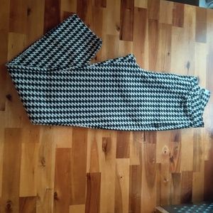 American Apparel pants, size 32, black & white